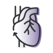 Heart with the text chronic heart disease below