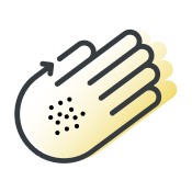 "Different types of skin rashes” icon
